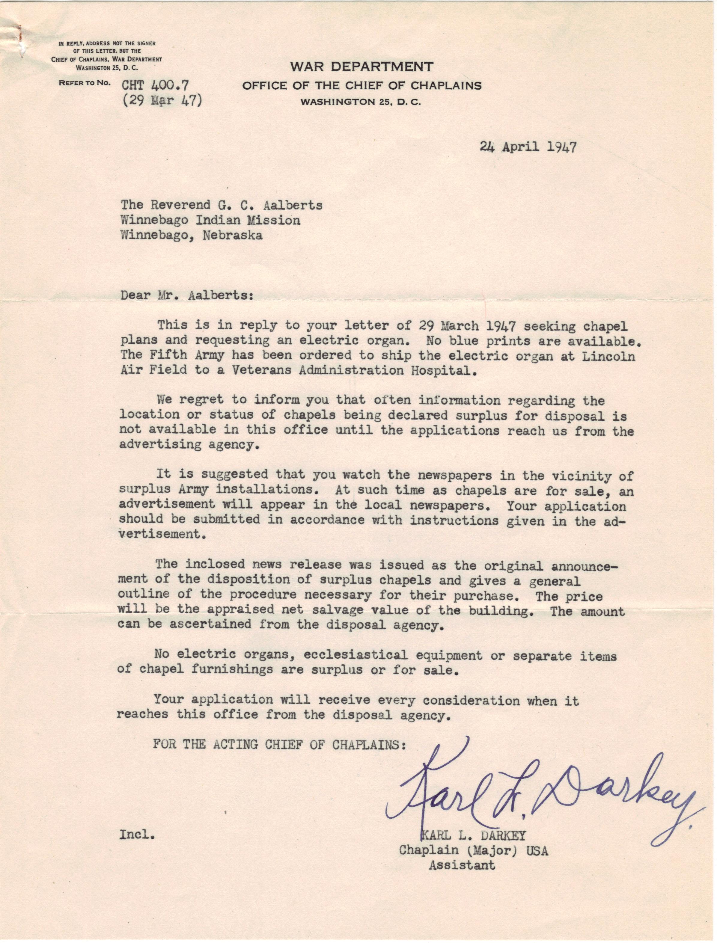 April 24, 1947